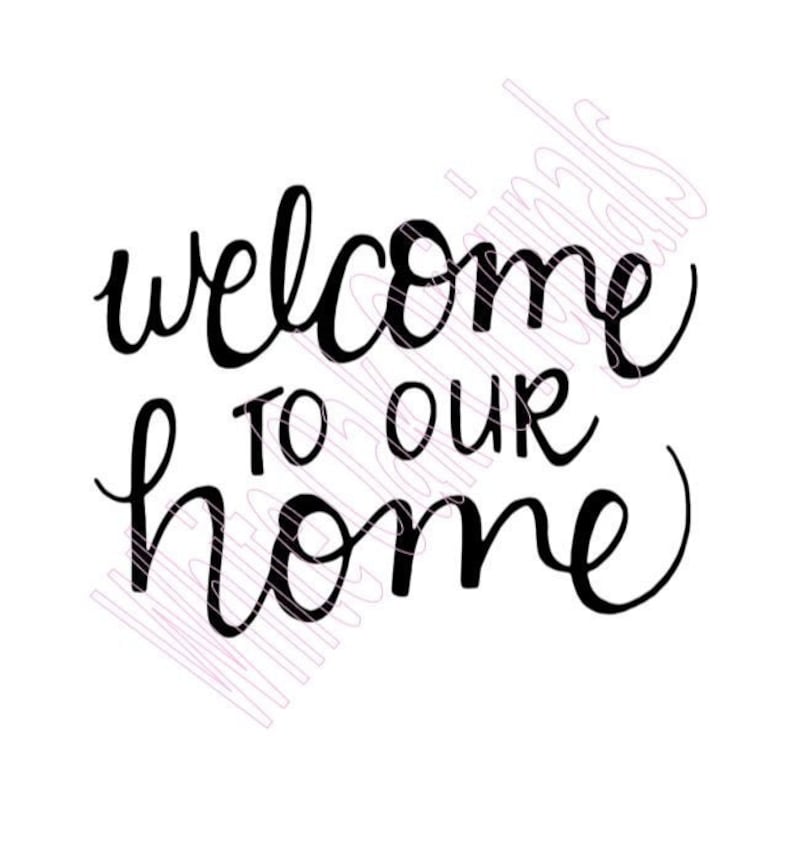 Welcome to our Home svg | Etsy