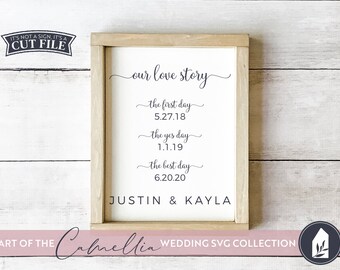 Download Our Love Story Svg Etsy