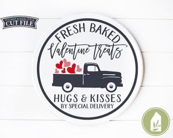 Valentine Truck Svg Etsy