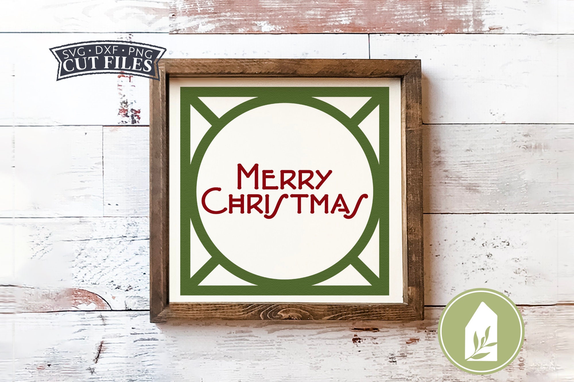 Download Merry Christmas SVG Files Art Deco Christmas svg Winter svg | Etsy