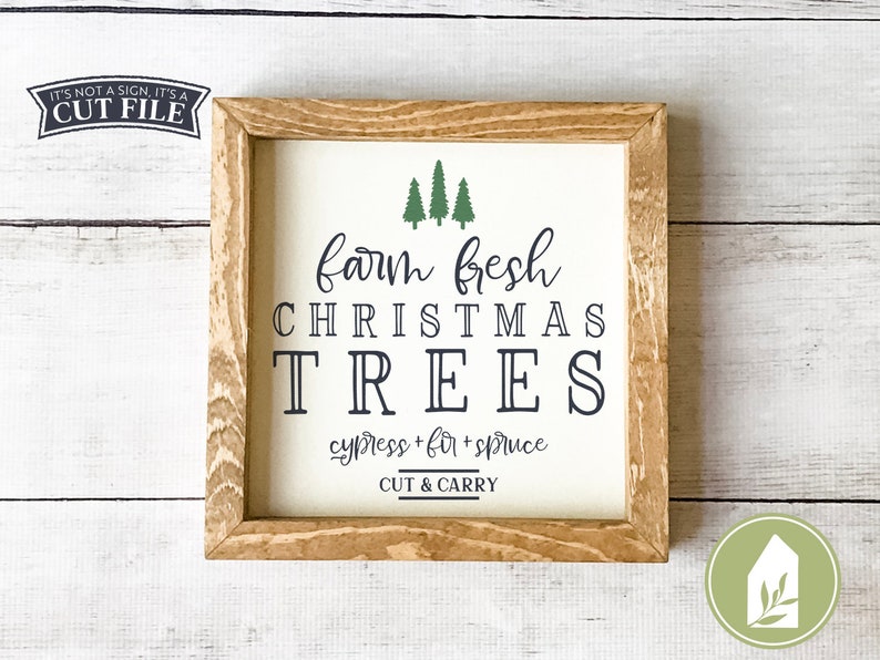 Download Christmas Tree Farm SVG Winter SVG Christmas svg Farmhouse | Etsy