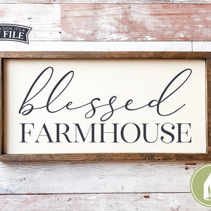 Blessed Farmhouse Svg Thanksgiving Svg Family Svg Farmhouse - Etsy
