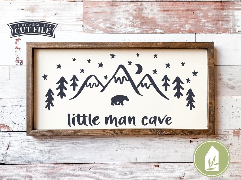 Download SVG Files Little Man Cave SVG Boys Sign svg SVGs for Signs ...