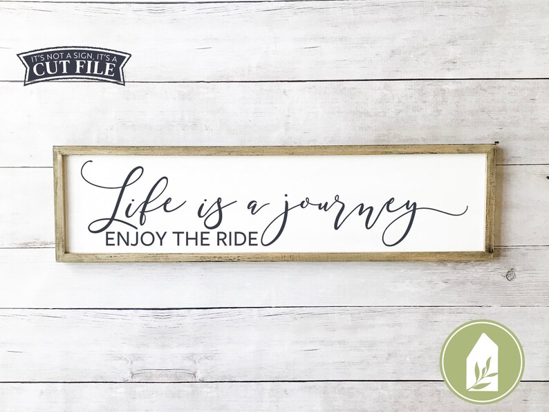 Download SVG files Life is A Journey Enjoy the Ride svg Cutting | Etsy