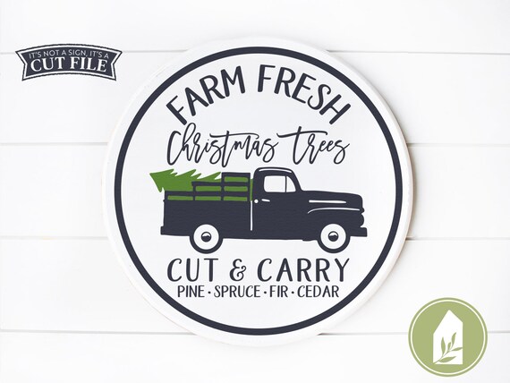 Download Free Svg Files Christmas Tree Truck Svg Vintage Truck Svg Tree Etsy SVG Cut Files