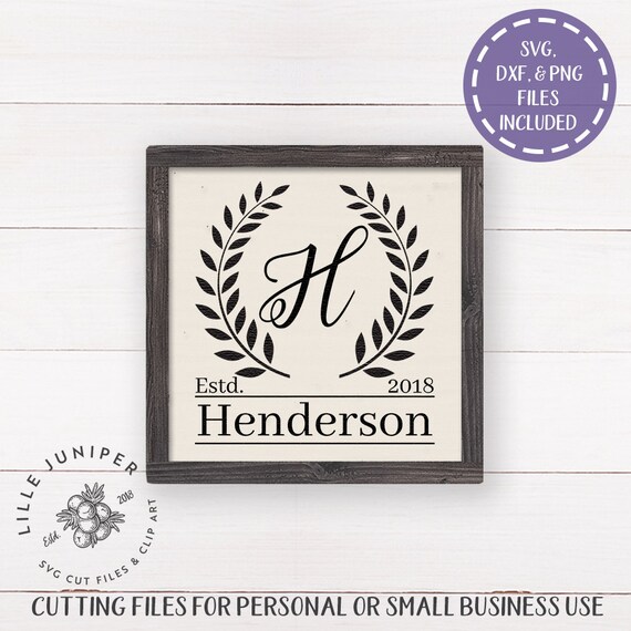 Download Monogram SVG Family Est svg Family Name svg Last Name svg ...