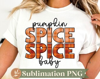 Pumpkin Spice Baby Sublimation File, Fall Coffee PNG, Pumpkin Spice Latte PNG, Commercial Use, Digital Print Files for Sublimation