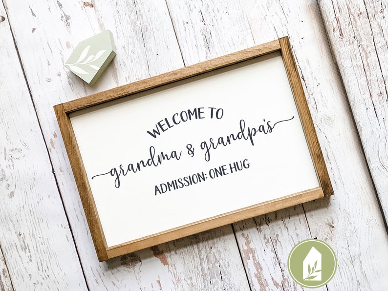 Download Welcome to Grandma & Grandpa's SVG SVG Files | Etsy