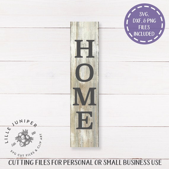 Download Home Sign SVG Tall Home svg Vertical Home Sign svg Rustic ...