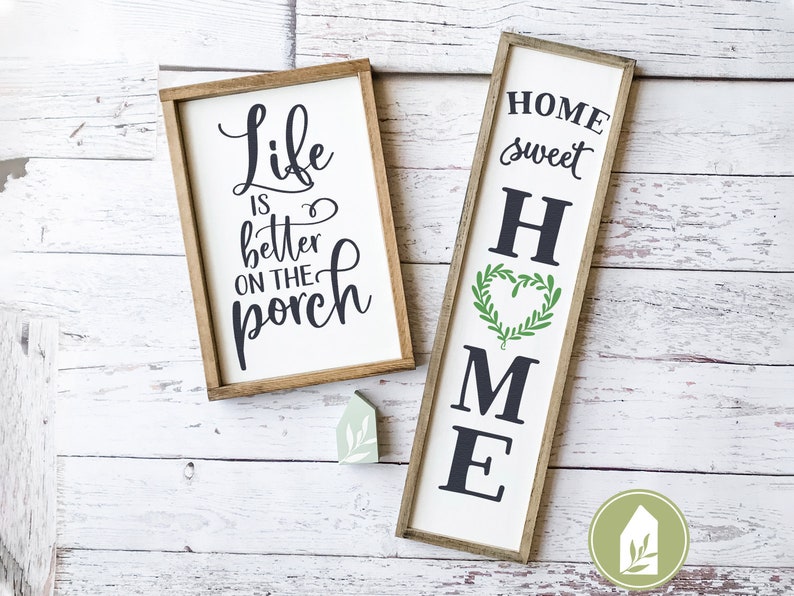 Download SVG Files Home sweet home svg Heart Wreath svg Farmhouse ...