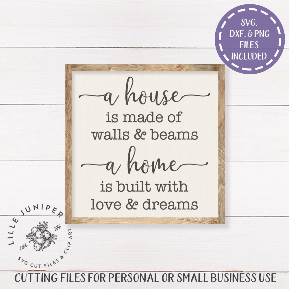 SVG FILES A house is made of walls and beams farmhouse cut ...