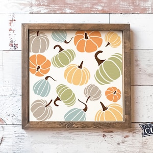 SVG-bestanden, pompoenenpatroon svg, rustieke svg, herfst svg, herfst svg, snijbestanden, boerderij svg, commercieel gebruik, digitale snijbestanden