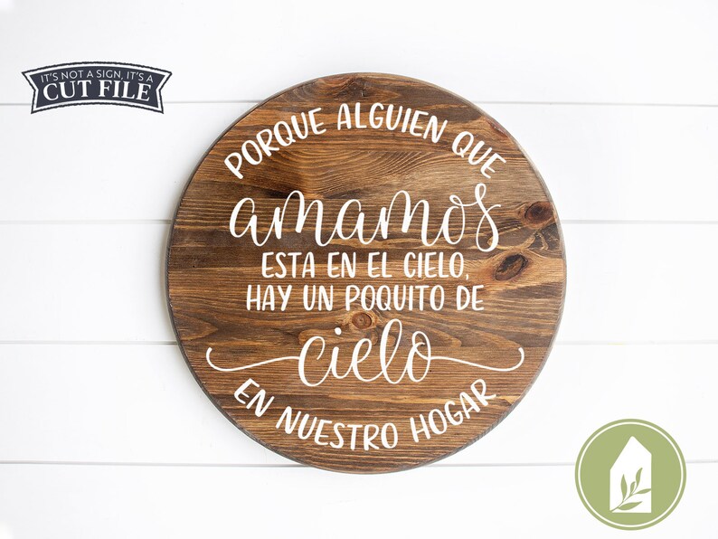 Download Christmas SVG Porque Alguien Que Amamos Esta En El Cielo ...