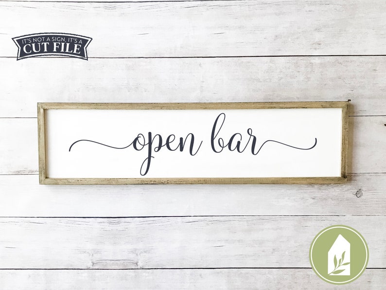 Free Free 286 Wedding Bar Sign Svg SVG PNG EPS DXF File