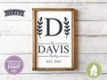 Rustic Name Sign svg, Last Name SVG, Family Name svg, Last Name Sign svg, Farmhouse Sign svg, Commercial Use, Instant Download