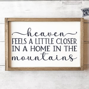 Cabin SVG: Mountain Home Quote, Rustic Cut File (Digital)