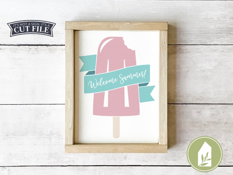 Download Welcome Summer SVG Files Ice Pop svg Summer Cut Files | Etsy