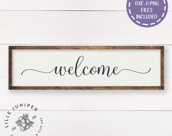 Welcome SVG Kitchen svg Home svg Modern Farmhouse Sign svg Fixer Upper Style DIY Sign SVGs for Signs Stencil Commercial Use Digital File