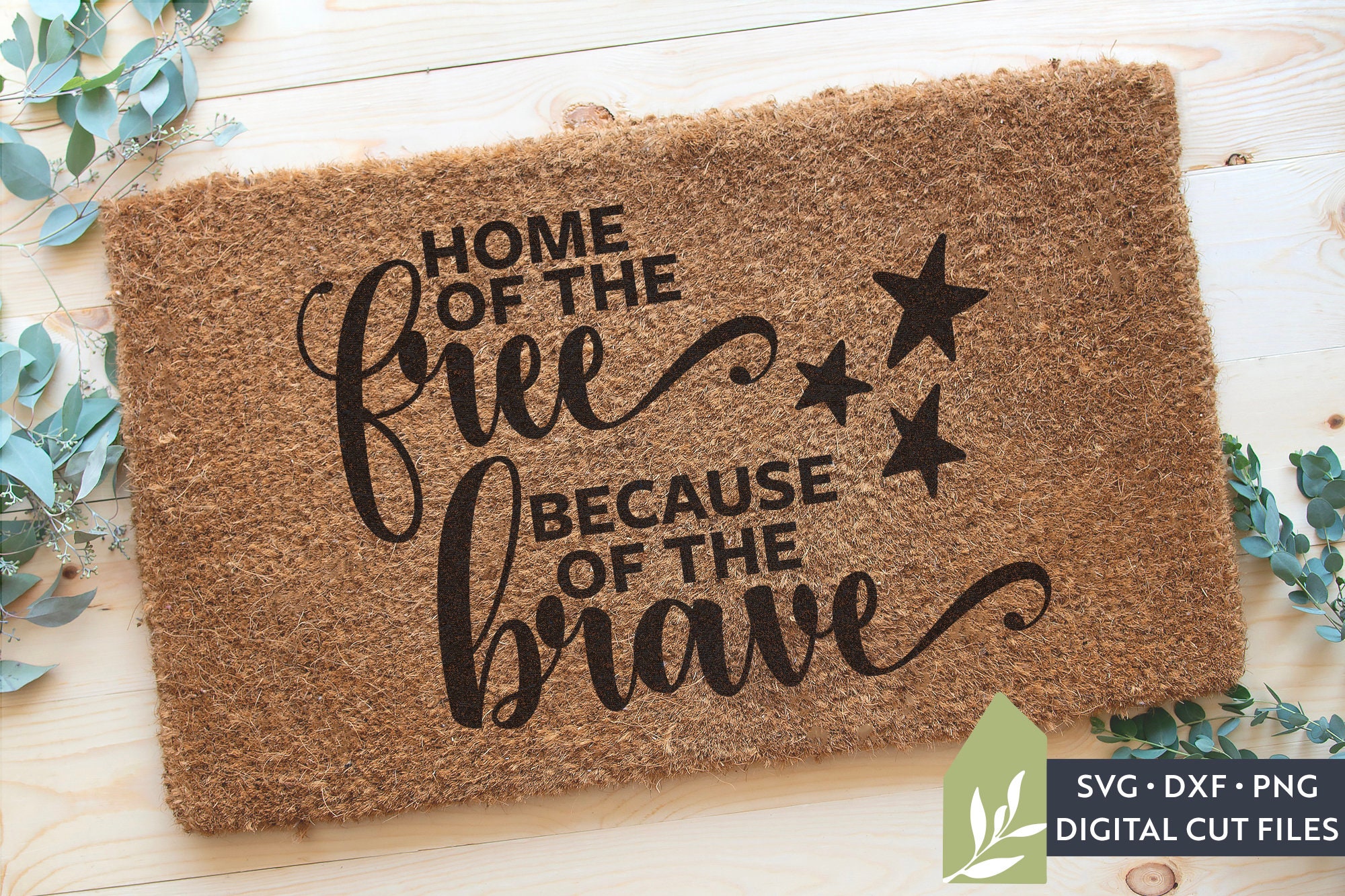 Download Svg Files Doormat Svg Home Of The Free Svg Because Of The Etsy