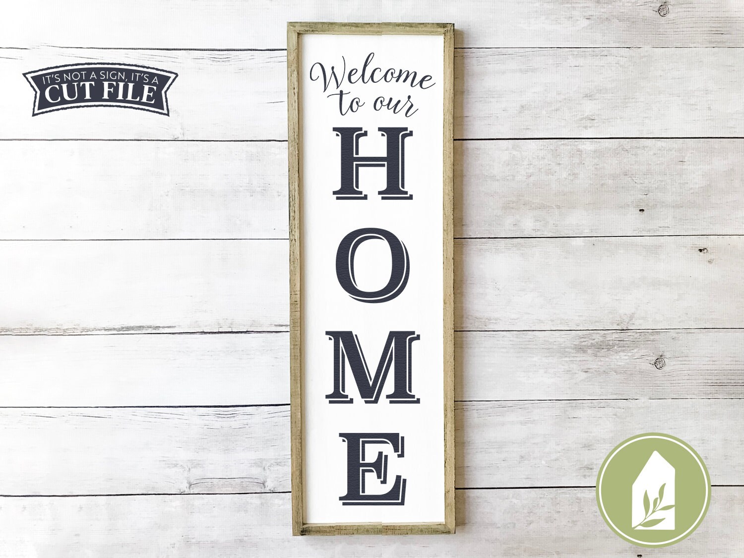 Download Svg Files Welcome To Our Home Svg Vertical Sign Svg Porch Etsy