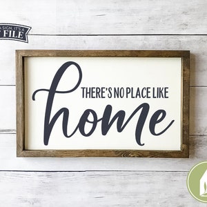 There's No Place Like Home svg, Farmhouse Sign SVG, Kitchen svg, Farmhouse svg, Quotes svg, Commercial Use
