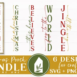 Christmas Porch Sign SVG Bundle, Christmas SVG Bundle, Christmas Welcome, Front Porch Sign Designs, SVG Bundles, Digital Cut Files