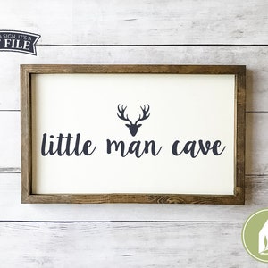 Little Man Cave SVG Boys Sign Svg Svgs for Signs Boy's - Etsy