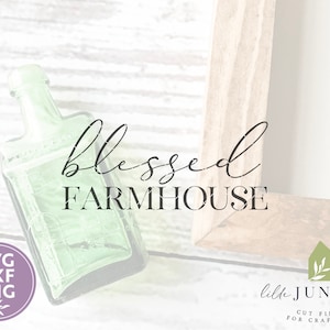 Blessed Farmhouse Svg Thanksgiving Svg Family Svg Farmhouse - Etsy