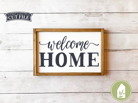 Download Welcome Home Svg Welcome Sign Svg Welcome Home Sign Svg Etsy PSD Mockup Templates