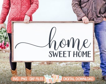 Home Sweet Home svg, Rustic Sign svg, Farmhouse svg, Rustic Decor, Farmhouse Decor, Stencil SVG, Commercial Use, Digital File