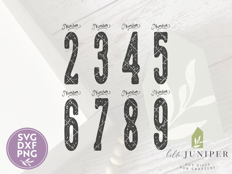 Download SVG Files Family Number Sign svg Farmhouse SVG Set of 8 | Etsy