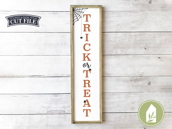 Download Svg Files Trick Or Treat Vertical Svg Halloween Svg Rustic Etsy