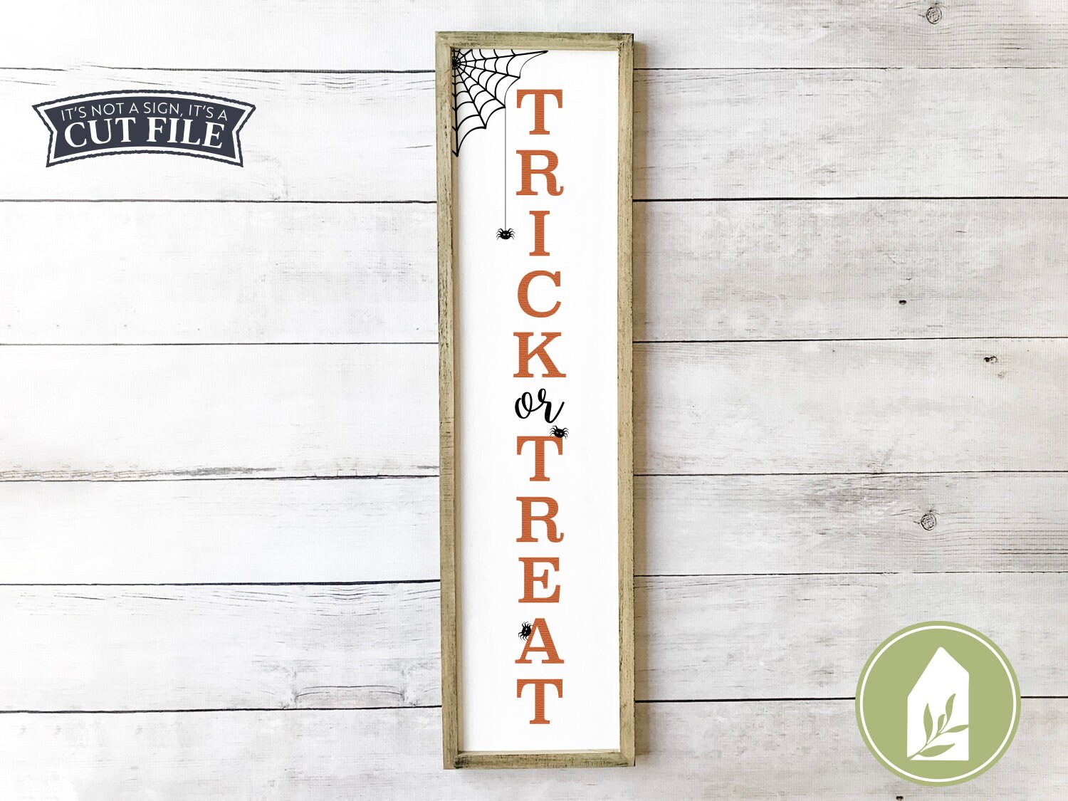 Download Svg Files Trick Or Treat Vertical Svg Halloween Svg Rustic Etsy