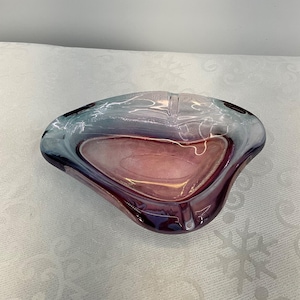 Murano Style Art Glass Freeform Aschenbecher