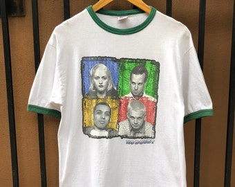 Rare Vintage 90s No Doubt Band Tees Made in USA Medium Size TShirt