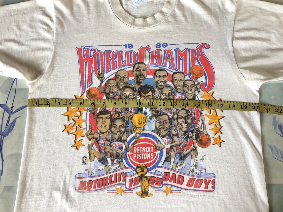 Rare Vintage 1989 Detroit Pistons NBA World Champs ...