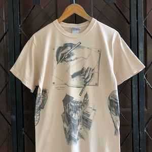 Rare Vintage 90’s MC Escher Baarn The Netherlands Art Baarn The Netherlands Tee Medium Size