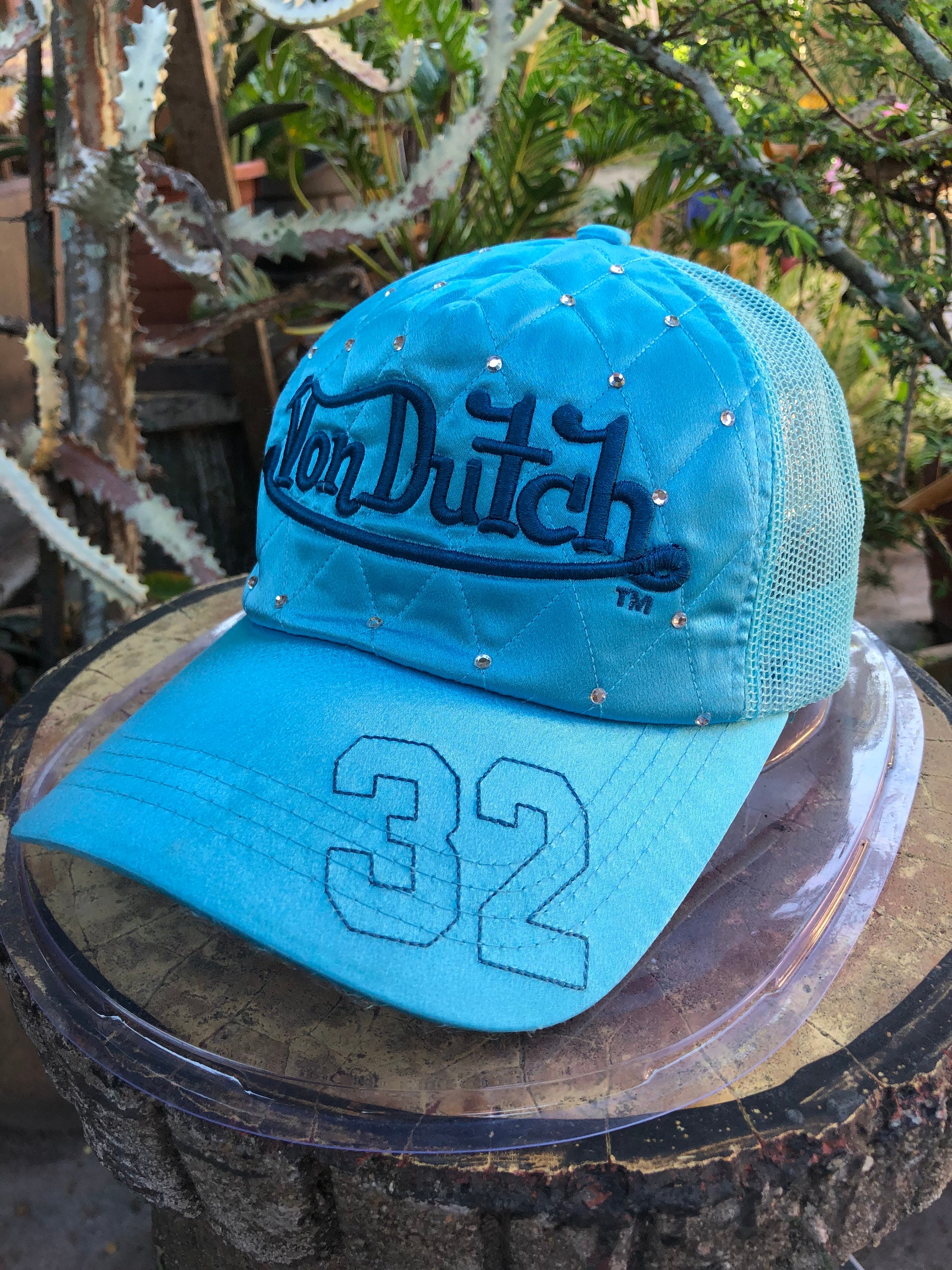 Men's blue Von Dutch mesh Trucker hat - Von Dutch