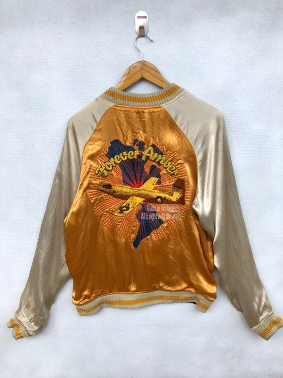 Rare Vintage Avirex Reversible Sukajan Jacket Medi
