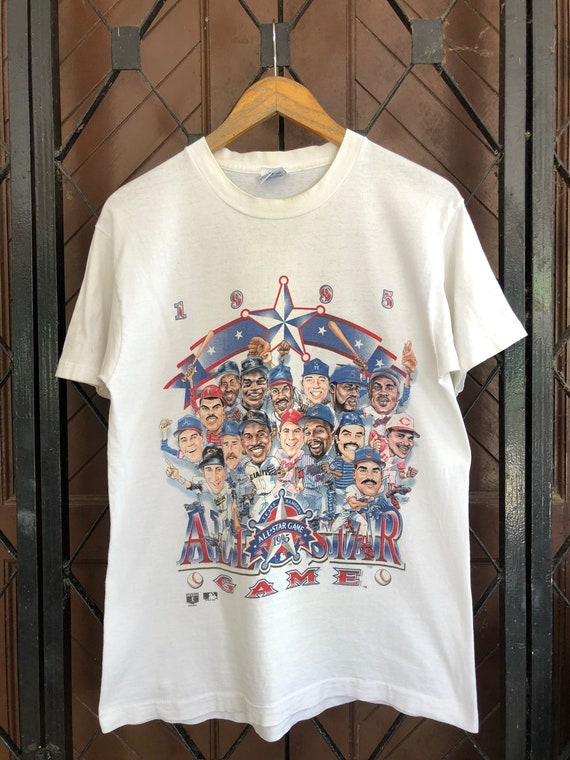 Vintage 1995 MLB All Star Games Texas Rangers Tee Medium Size 