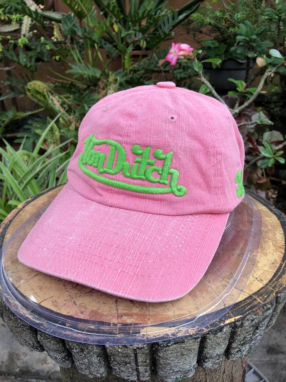 Von Dutch Pink Strapback Cap Hat One 