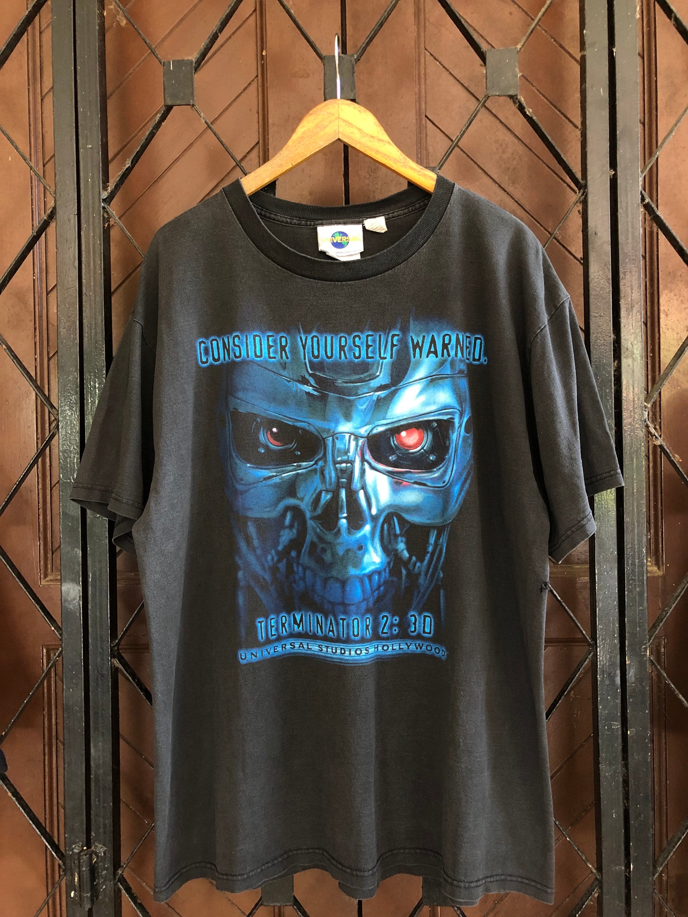 Vintage Distressed Universal Studios Hollywood Terminator 2