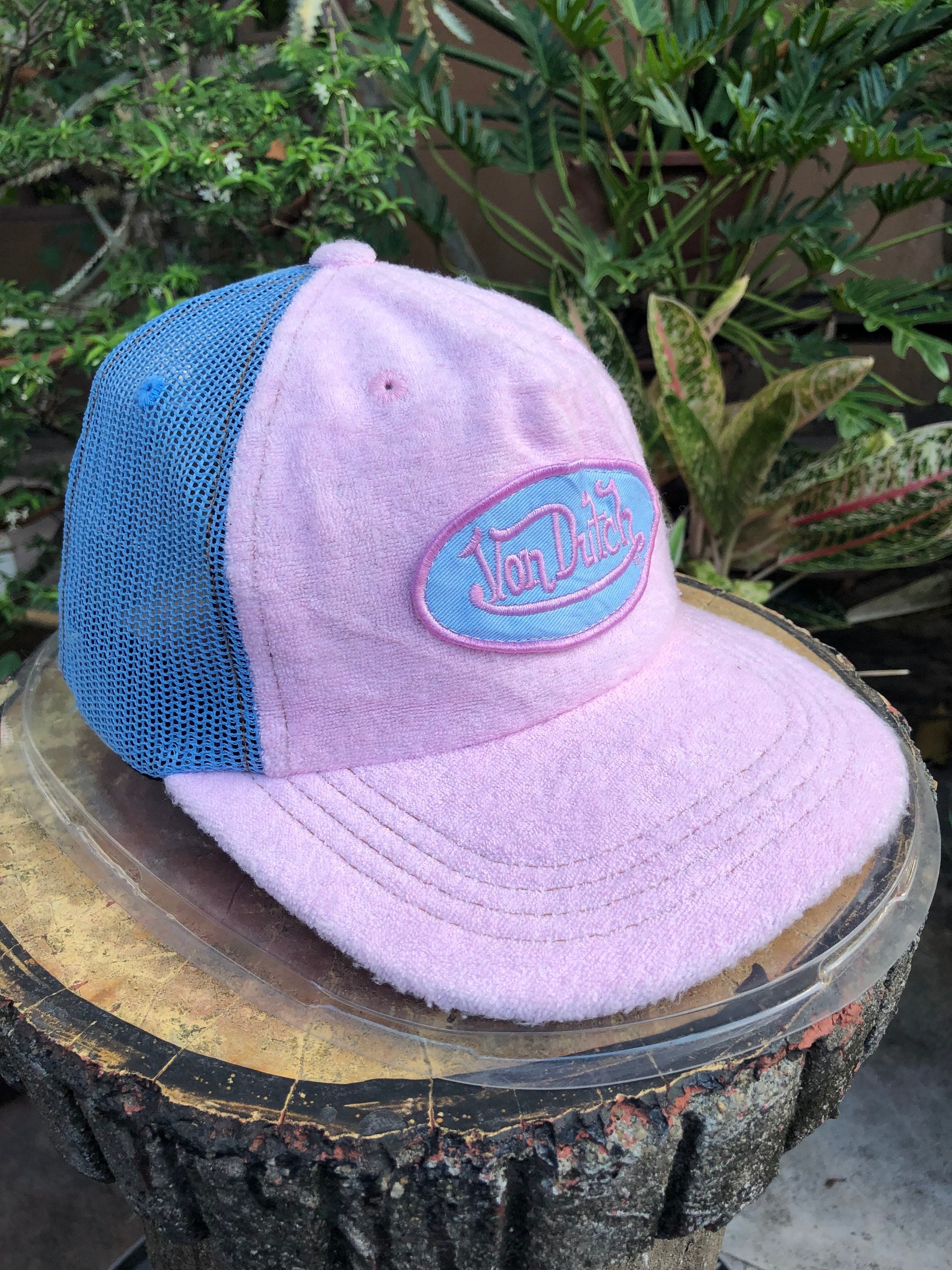 velvet trucker cap