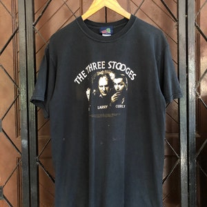 Vintage 2001 The Three Stooges Movie TShirt Medium Size
