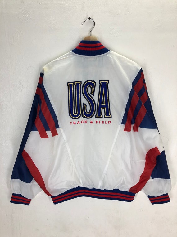 Vintage Nike USA Team Track u0026 Field Windbreaker Jacket XL Size - Etsy  Australia