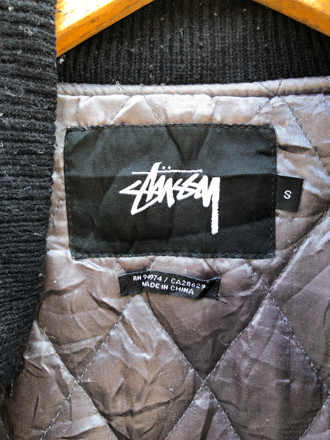 Stussy Wool Varsity Jacket S Size | Etsy