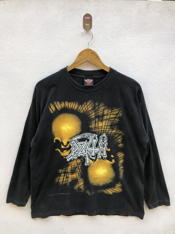 Vintage 90s Death Metal Band Long Sleeve Shirt L S
