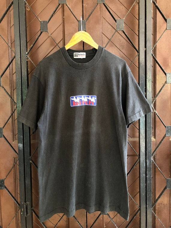 Vintage 90s Distressed BITCH Skateboard Tee L Size - Etsy Vintage 90s Distressed BITCH Skateboard Tee L Size - Etsy