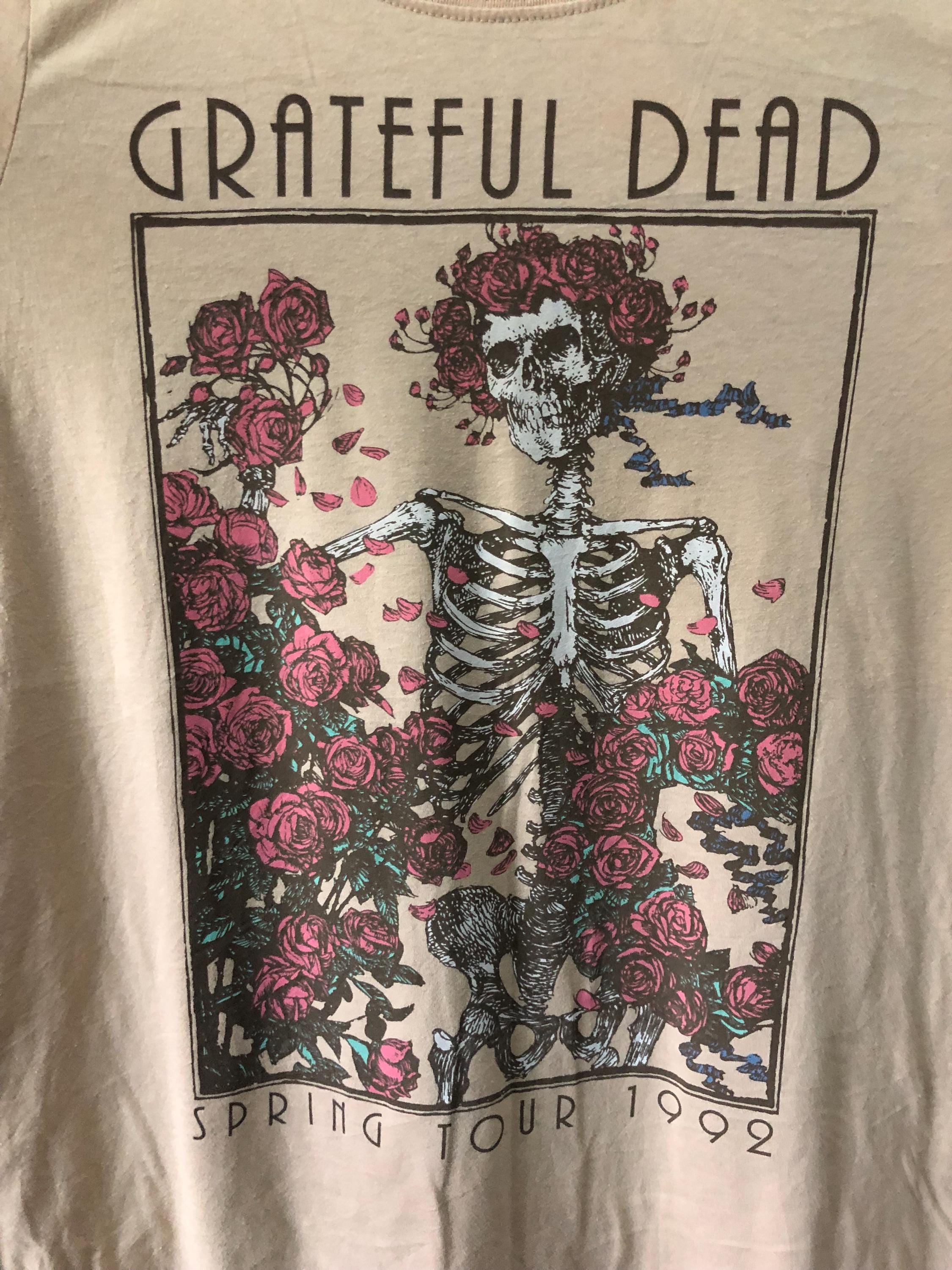 Repro Grateful Dead Spring Tour 1992 T-shirt Size L - Etsy