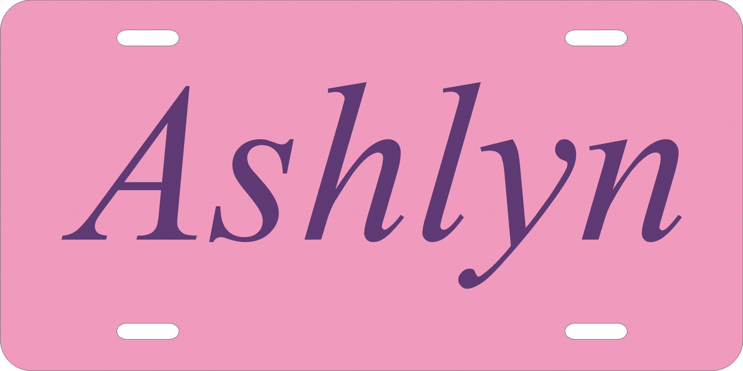 Personalized Name License Plate Etsy